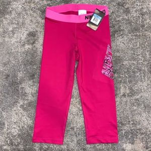 Nike pink capris